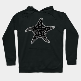 Starfish (black/white) Hoodie